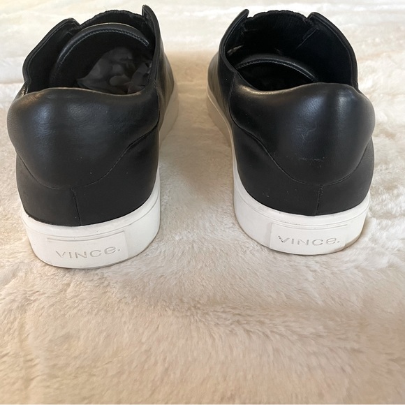 Vince Cantara Slip On Leather Sneakers - Picture 4 of 8